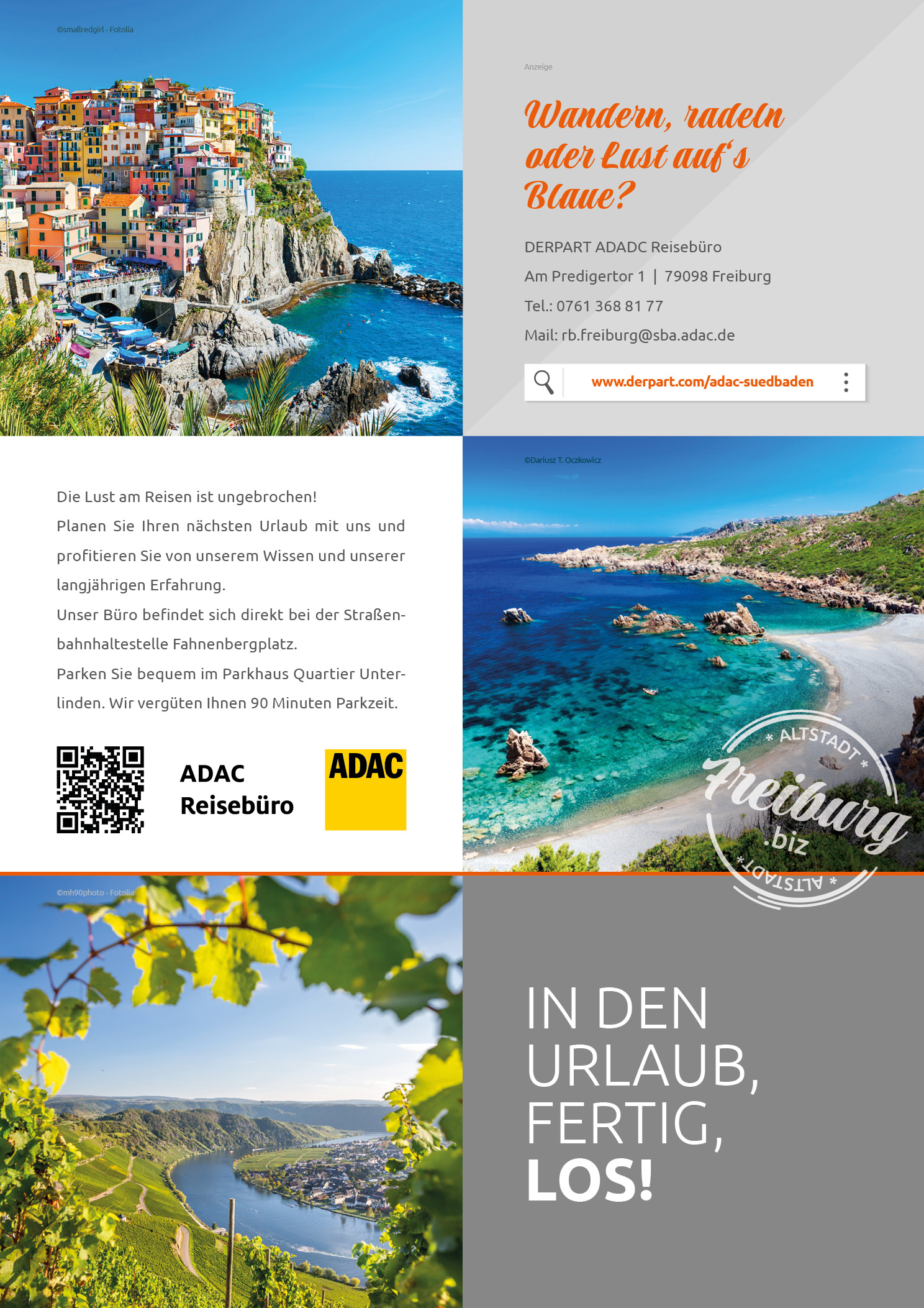 Anzeige ADAC Magazin FRSUEDWEST Jung bleiben KUCK UCK20