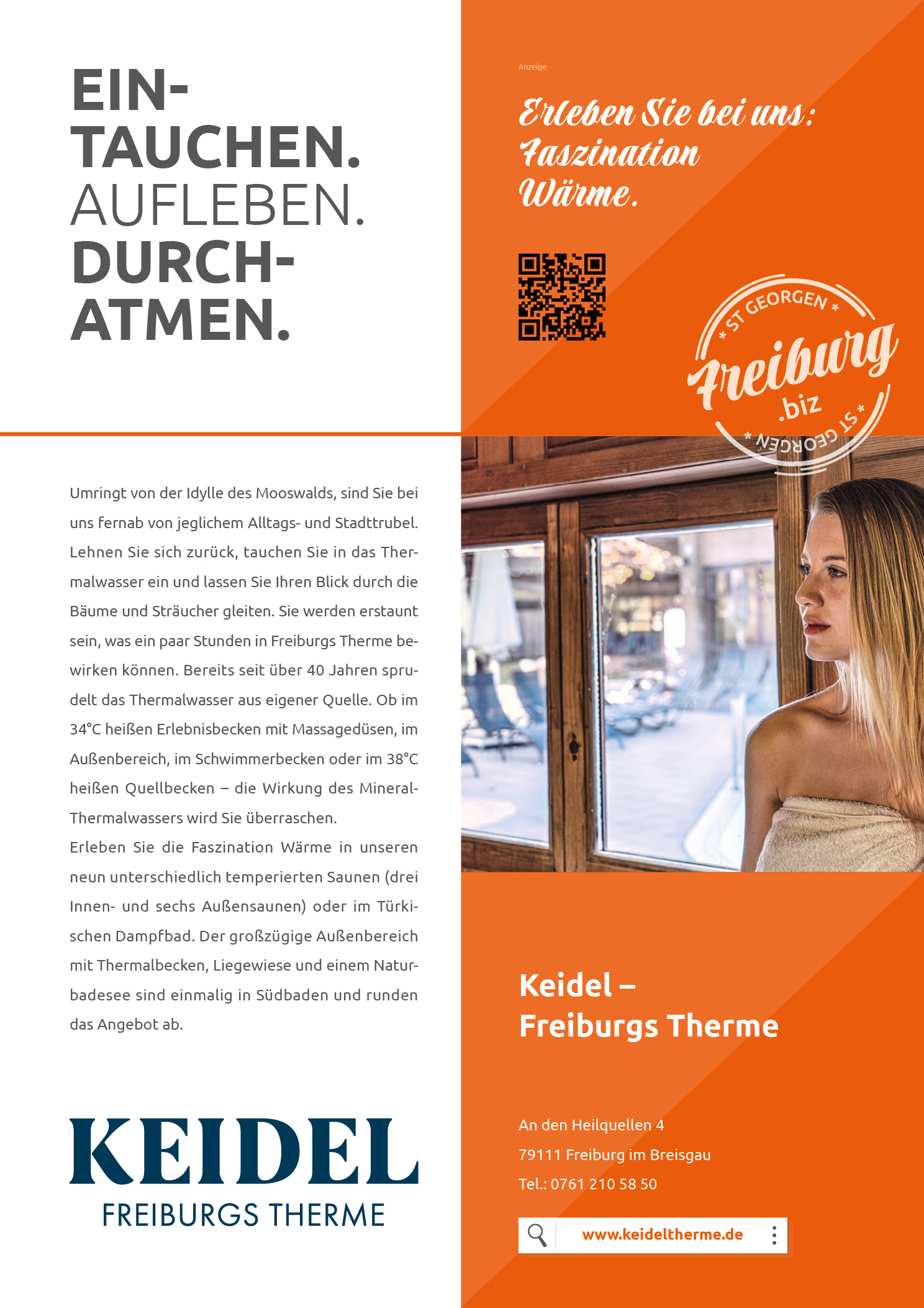 Anzeige Keideltherme Magazin FRSUEDWEST Jung bleiben KUCK UCK9